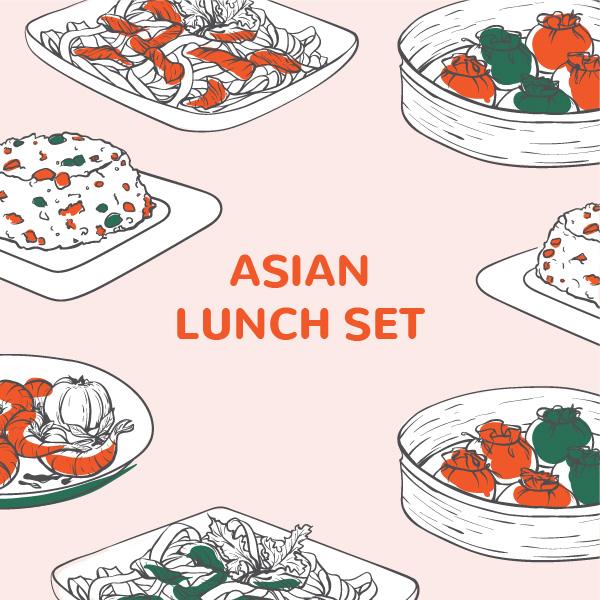 Asian Lunch Bento Set 01 May